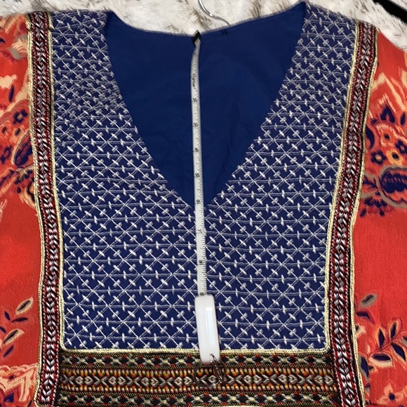 R D & Koko by Anthropologie Bohemian embroidered Blouse - Picture 10 of 11